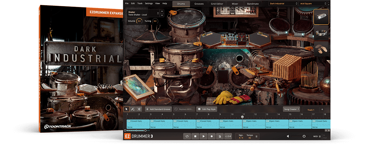 Toontrack EZX  -  Dark  Industrial